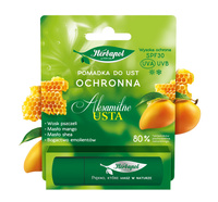 HERBAPOL Aksamitne Usta Pomadka ochronna do ust SPF30 - Mango 4.9 g