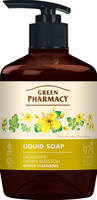 GREEN PHARMACY Mydło w płynie Jaskółcze ziele + Lipa 460 ml