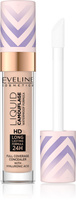 EVELINE Liquid Camouflage Wodoodporny korektor z kwasem hialuronowym nr 2.5 Light Peach 7.5 ml