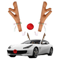 ECARLA ŚW Dekoracja n/samochód rogi renifera KSN84