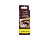 VENITA Henna Color Kremowa Henna do brwi z ekstraktem z Goji - 3.0 Dark Brown (ciemny brąz) 1op.