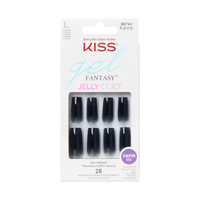 KISS Sztuczne Paznokcie Gel Fantasy - Jelly Color (rozmiar L) 1op.(28szt)