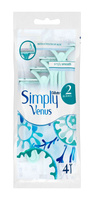 GILLETTE Simply 2 Venus Maszynka do golenia dla kobiet 1 op. - 4 szt.