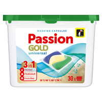 PASSION GOLD Kapsułki do prania 3w1 Universalne 1 op. - 30 szt.