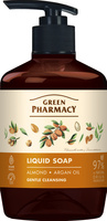 GREEN PHARMACY Mydło w płynie Migdały + Olej arganowy 460 ml