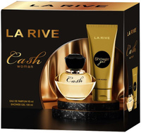 LA RIVE Zestaw prezentowy damski Cash (Woda perfumowana 90 ml + Żel pod prysznic 100 ml)
