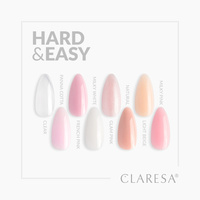 CLARESA Hard&Easy Żel budujący Glam Pink 12 g
