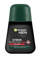 GARNIER Men Dezodorant roll-on Extreme Protection 72h - Heat,Stress  50 ml