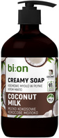 BIO NATURELL Kremowe mydło w płynie z pompką Kokosowe 473 ml