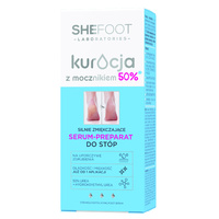 SHEFOOT Kuracja z mocznikiem 50% Silnie zmiękczające Serum - preparat do stóp