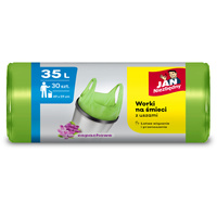 JAN NIEZBĘDNY Worki na śmieci zapachowe 35L zielone 1op.- 30 sztuk