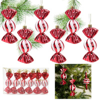 ECARLA ŚW Komplet bombek KSN94 cukierki na choinkę