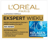 LOREAL Ekspert Wieku 40+ Przeciwzmarszczkowy krem nawilżający na dzień, 50 ml