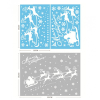 ECARLA ŚW Świąteczne naklejki na okno NKD01