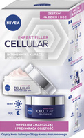 NIVEA EXPERT FILLER CELLULAR Zestaw prezentowy Intensywna kuracja Anti - Age Krem na dzień + Krem na noc