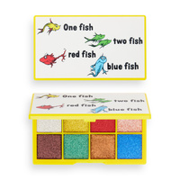 I HEART REVOLUTION X Dr.Seuss Paleta 8 cieni do powiek One Fish Two Fish Red Fish Blue Fish