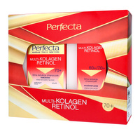 PERFECTA Zestaw prezentowy Multikolagen Retinol 70+ (Krem do twarzy 50 ml + Krem pod oczy 15 ml)
