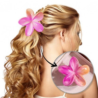 ECARLA Klamra d/wł. SP381 kwiat XL róż/pom &