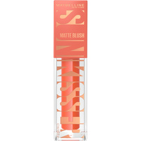 MAYBELLINE Sunkisser Hazy Matte Róż Róż do policzków w płynie, 34 Peachy Quench 4,7 ml