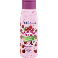 PERFECTA Bubble Tea Balsam do ciała Nawilżenie wygładzenie - Wild Cherry + Matcha Tea 400 ml