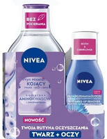 NIVEA Zestaw Duopack Płyn micelarny 400 ml + Płyn do demakijażu oczu 125 ml