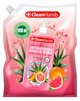 CLEAN HANDS Hand Soap Mydło antybakteryjne w płynie Aloes i Grejpfrut - zapas 1000 ml
