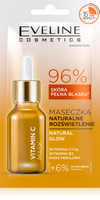 EVELINE Maska do twarzy Naturalne Rozświetlenie - Vitamin C 8 ml