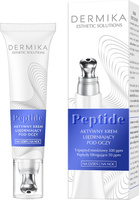 DERMIKA ESTHETIC SOLUTIONS Peptide Aktywny Krem ujędrniający pod oczy na dzień i noc 15 ml