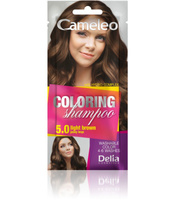 DELIA COSMETICS CAMELEO Szampon koloryzujący nr 5.0 Jasny Brąz 40ml