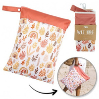 ECARLA Wodoodporna torba, worek, organizer do wózka, na kapcie do przedszkola, na basen 30x40cm WB01