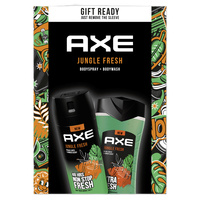 AXE Zestaw prezentowy męski Dark Jungle  Deo spray 150 ml + żel 250 ml