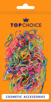 TOP CHOICE Gumki do włosów - mix kolorów (26935) 1 op. - 500 szt.