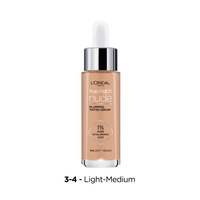 LOREAL True Match Nude Serum w podkładzie wyrównujące koloryt 3-4 Light-Medium 30 ml