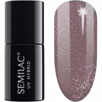 SEMILAC Lakier hybrydowy Shimmer 322 Dust Brown 7 ml