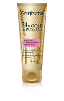 PERFECTA 24K Gold & Rose Oil Luksusowy krem do rąk regenerujący 75 ml