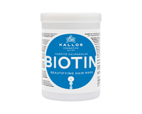 KALLOS Maska d/włosów 1000ml Biotin upiększ.&