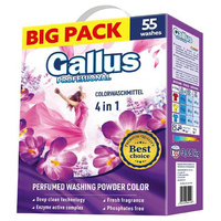 GALLUS PROFESSIONAL Proszek do prania 4w1 (55 prań) - Color 3.05 kg