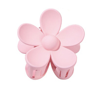 ECARLA Klamra do włosów Kwiatek XL - pudrowy jasny róż 1szt