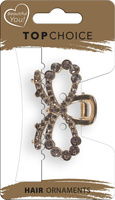 TOP CHOICE Klamra do włosów - Zircons