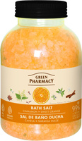 GREEN PHARMACY Sól do kąpieli Cynamon i Pomarańcza 1000 g