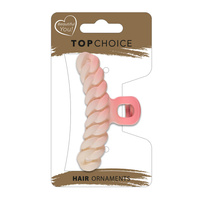 TOP CHOICE Klamra do włosów matowa (28304) 1 szt. - mix kolorów