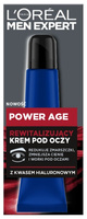 LOREAL Men Expert Power Age Rewitalizujący Krem pod oczy dla mężczyzn 15 ml