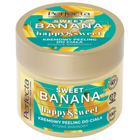 PERFECTA Sweet Banana Kremowy Peeling do ciała - gruboziarnisty 300 g