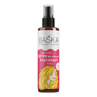 BAŚKA Spray odżywczy do włosów kręconych - różany 200 ml