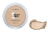 LAMEL Smart Skin Puder kompaktowy do twarzy Silk Cover nr 401 Porcelain 8g