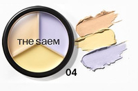 SAEM Cover Perfection Korektor do twarzy Triple Pot 04 Tone Up Beige