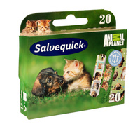 Salveqiuck Plastry Animal Planet dla dzieci 1op-20szt