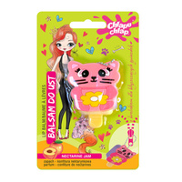 CHLAPU CHLAP Balsam do ust z brelokiem - Konfitura nektarynkowa