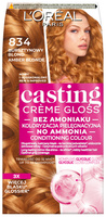 LOREAL Casting Creme Gloss Krem koloryzujący nr 834 Bursztynowy Blond