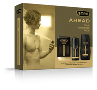 STR 8 Zestaw prezentowy Ahead (Woda po goleniu 100ml+Deo spray 150ml+Żel pod prysznic 250ml)